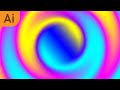 Radial and spiral gradient blend | Illustrator Tutorial