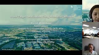 MolCom 2022 Talk - Silent Target Localization Using Molecular Diffusion - Mahtab Mirmohseni