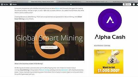 GS MINING   CLOUD MINING REVIEW Global Smart Mining   English