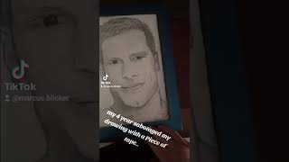 Drawing of Tom Brady #tombrady #myart #patriots #thegoat #fypシ゚viral