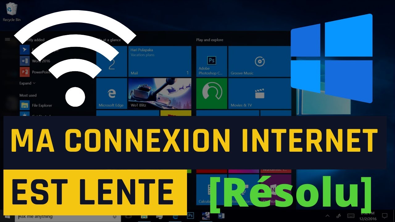 Ma connexion internet est lente sous Windows 10 Rsolu