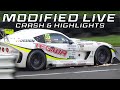 Modified live crashes drifting  sparks  cadwell park 2024
