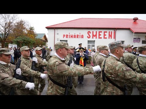 Ceremonie militară la Smeeni, de Ziua Veteranilor