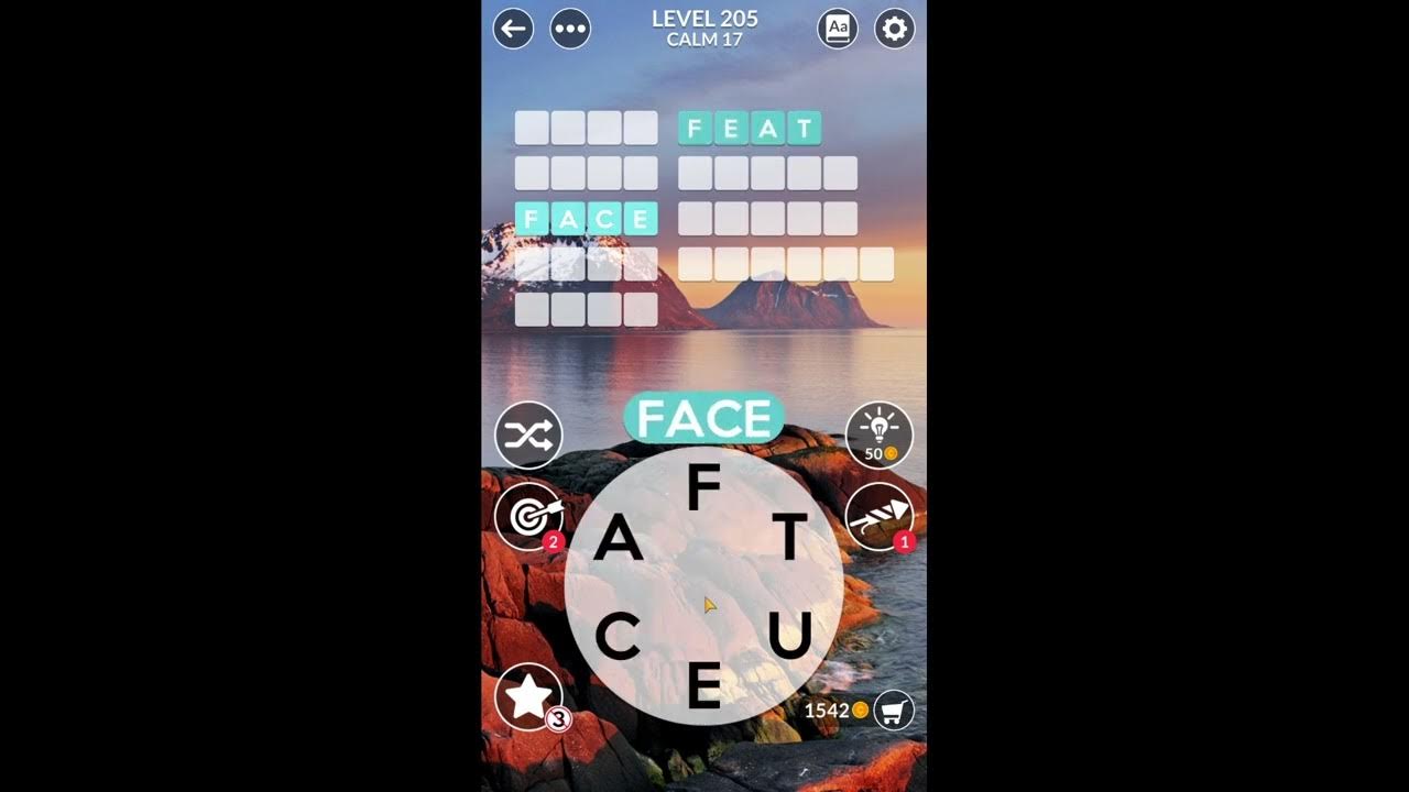 Wordscapes Uncrossed Level 205 Answers - YouTube