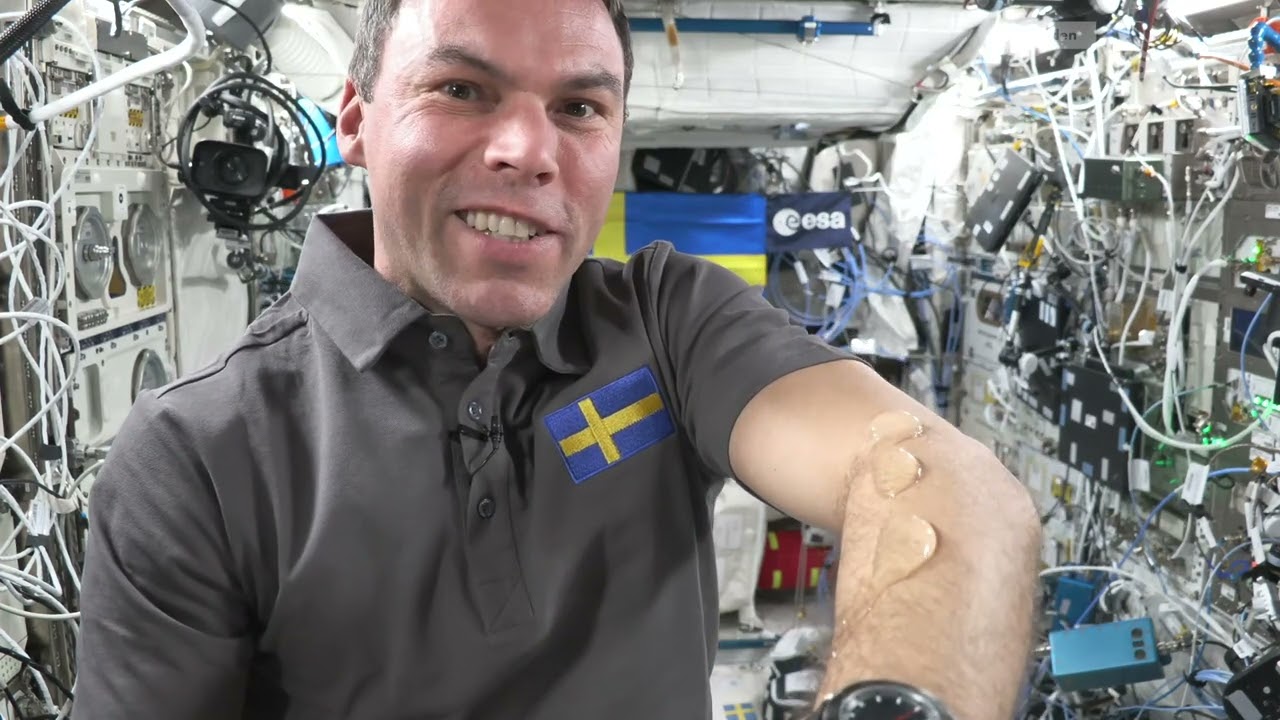 Att tvätta sig på ISS med Marcus Wandt