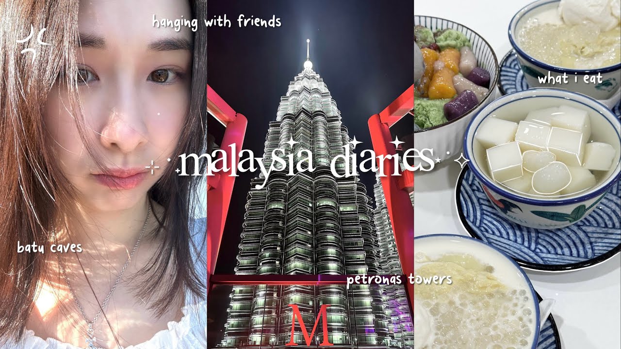 MALAYSIA VLOG ☀️: exploring kuala lumpur, yummy food, batu caves, petronas twin towers, etc.
