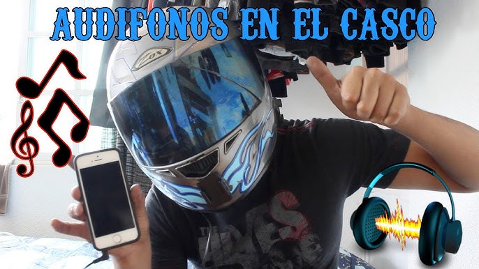 Como instalar manos libres bluetooth a casco de moto (MUY FACIL Y BARATO)  DESDE CERO 