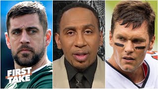 Stephen A. reveals why Tom Brady has put an immense amount of pressure on Aaron Rodgers | First Take