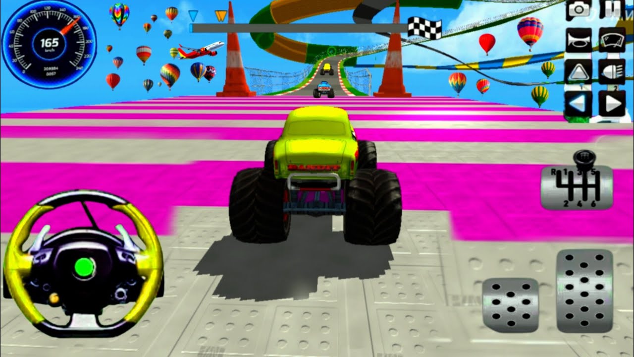 Monster Truck Mega Ramp Extreme Racing  Impossible GT Car Stunts Driving  Car Racing  Android Game#6