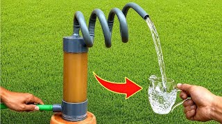 Amazing Invention of Plumber Near me! The cheapest way to clean water with PVC pipe+charcoal