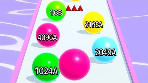 Ball Run 2048 💸🎱🏀 MAX LEVELS!! All Levels Gameplay Walkthrough Android, iOS NEW UPDATE