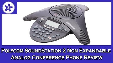 Polycom SoundStation 2 Non Expandable Analog Conference Phone Review (2200-16000-001)