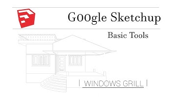 sketchup How to create window grill in google sketchup hindi