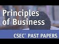 Learn High School Principles of Business: Past paper (January 2017 Paper 03)