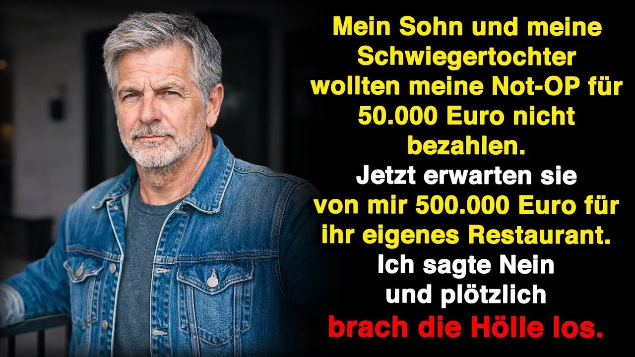 Als ich Hilfe brauchte, ließen sie mich allein  Jetzt wollen sie mein Vermögen...