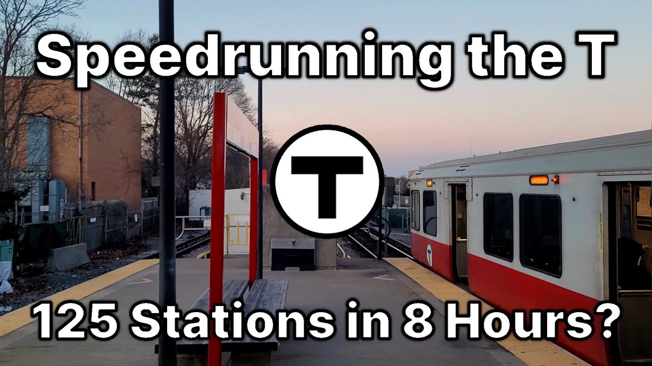 Speedrunning ALL 125 Subway Stations on the MBTA
