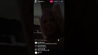 Cardi B ARRESTED by LAPD. Accused of selling drugs. She talks about it on live.
