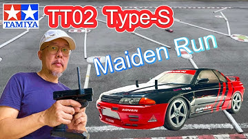 Run video #1 Tamiya 1/10 RC TT02 Type S