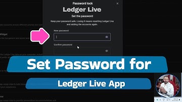 How to Setup Password for Ledger Live App?