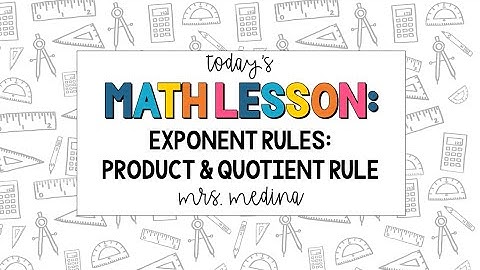 Product Rule & Quotient Rule Video