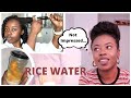 RICE WATER FOR EXTREME HAIR GROWTH | TEXLAXED 4C HAIR | DEMO &amp; REVIEW