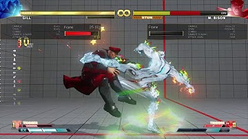 STREET FIGHTER V: Gill "1 Bar setup" (V-trigger 1/Primal Fire)