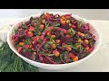 Постный Салат со Свеклой и Кукурузой Сытный, Вкусный и Полезный!!! / Салат на Пост / Vegetable Salad