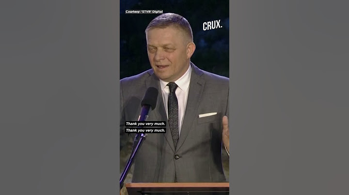 Slovak PM Robert Fico Makes First Public Appearance Since Assassination Attempt