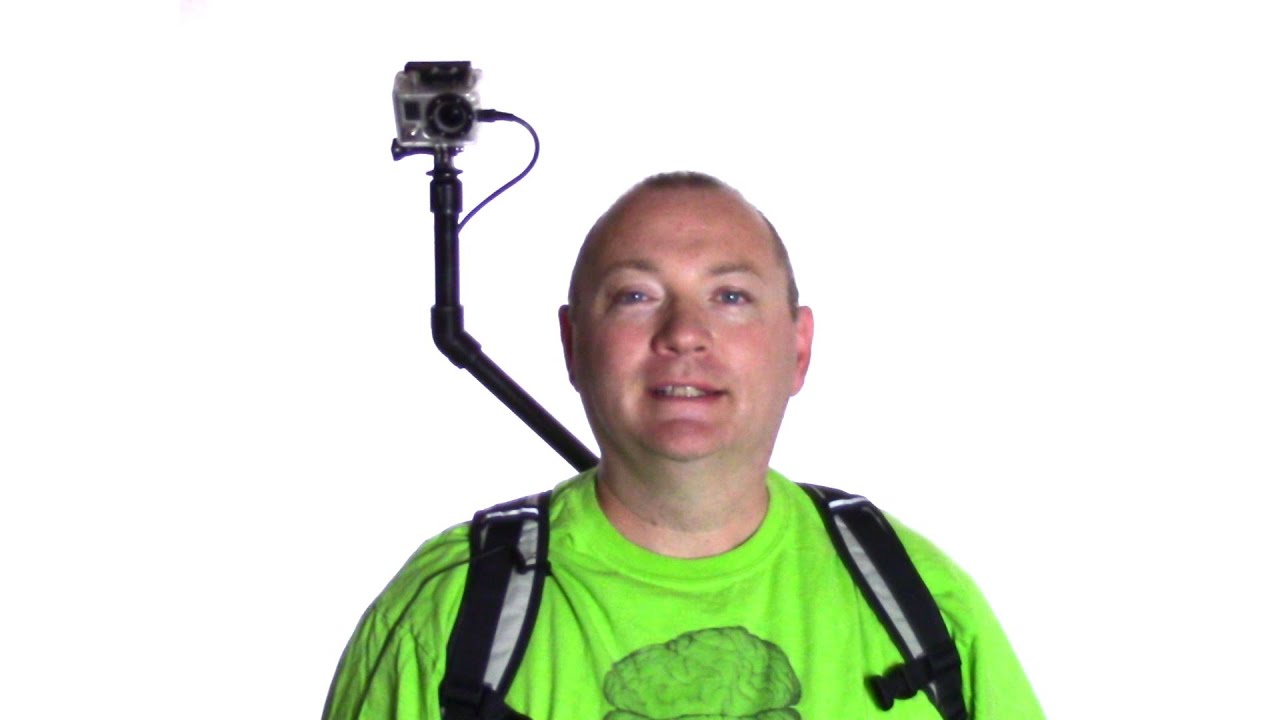 DIY Over the Shoulder GoPro Camera Rig - YouTube