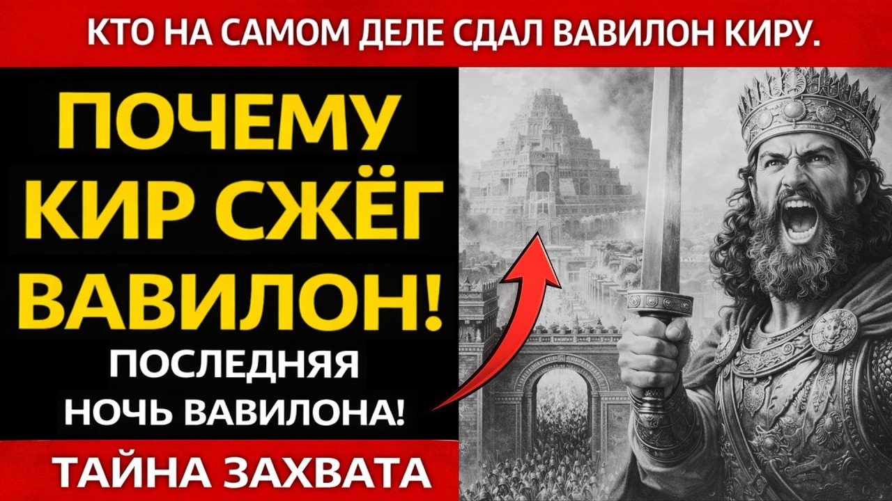 КАК ЦАРЬ КИР ВОШЁЛ В НЕПОБЕДИМЫЙ ВАВИЛОН !