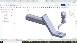 Onshape Practices - Lesson 20 - Trailer Hitch