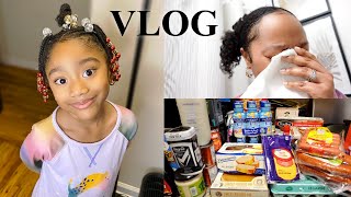 VLOG: I&#39;M GOING THREW IT + SUNDAY RESET + GROCERY HAUL &amp; MORE