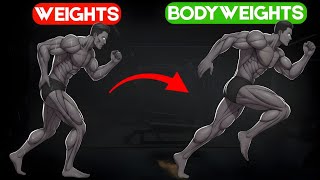 The ONLY 8 Bodyweight Exercises To Build Muscle Faster Than Weights