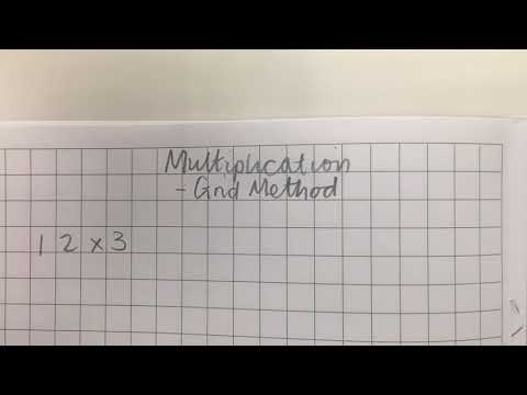 Multiplication 3 - grid method 2 digit x 1digit