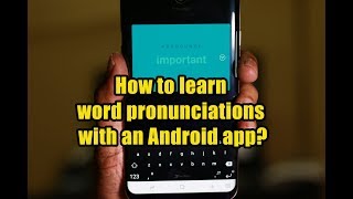 How to learn word pronunciations with an Android app? screenshot 4