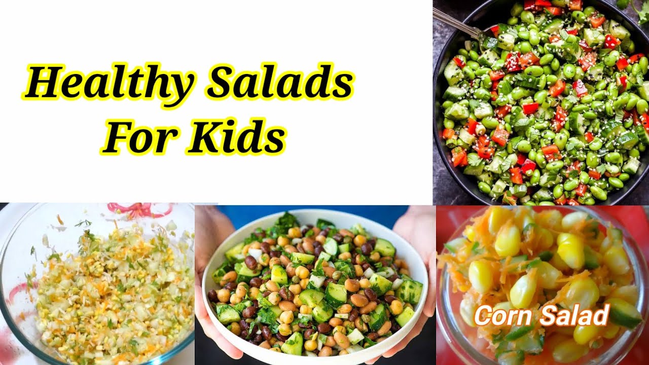 Different Types of SaladsHealthy salads For KidsTraditional Recipe in Telugu YouTube