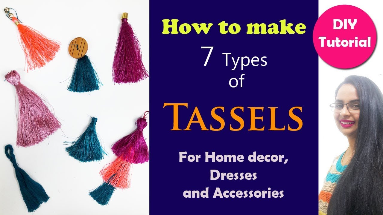 HOW to MAKE a TASSEL - DIY Easy Simple TASSELS Tutorial 