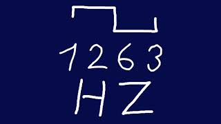1263 hz square