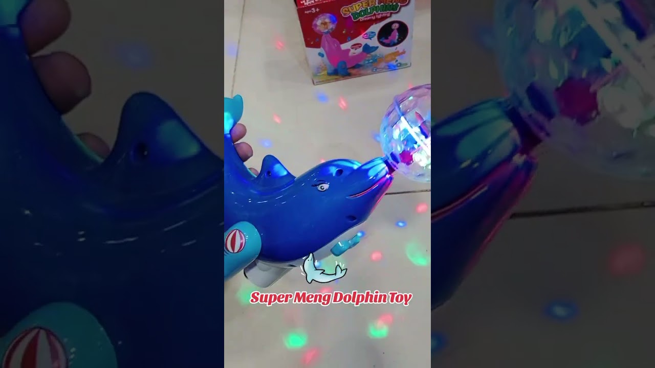 Super Meng Dolphin Toy|Bright Colors|Dreamy Lights|Wonderful Sound|Redemption Store