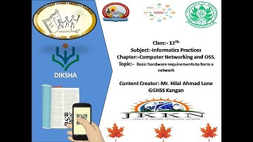 Basic hardware requirements to form a network 12Th I P by Hilal Lone