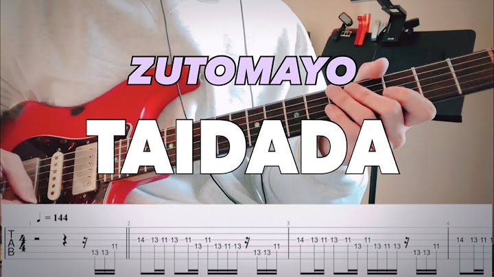 【ずっと真夜中でいいのに。】TAIDADA ダンダダンED / ZUTOMAYO guitar cover 【TAB】