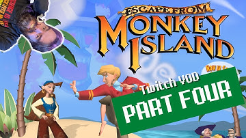 Assembling the ULTIMATE INSULT 🐵 Escape From Monkey Island (PC, 1996) Part 4 🐵 Twitch VOD