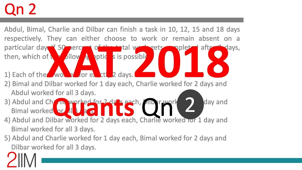 online cat preparation time XAT Preparation - Quantitative Aptitude 02