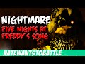 NateWantsToBattle: Nightmare [FNaF LYRIC VIDEO] FNaF Song