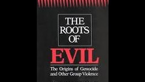 Dan Schneider Video Interview #70: On Evil: Psychologist Ervin Staub