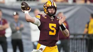 Minnesota QB Drake Lindsey goes one on one wit KARE 11’s Will Hall
