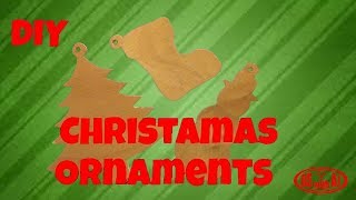 DIY Wooden Christmas Tree Ornaments! Hello and welcome back! Its The most wonderful time of the year again! The time to ...