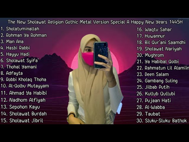 (Full Album) The New Sholawat Religion Gothic Metal Version Special A Happy New Years 1445H class=