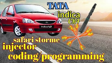 TATA INDICA indigo CR4 Engine injector coding/programming | इस प्रकार से किया जाता है