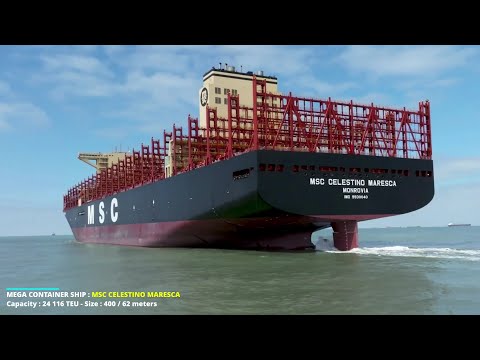 MSC Celestino Maresca - New mega container ship 24116 TEU